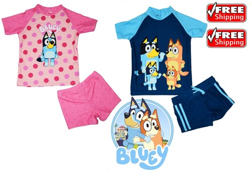 New Kids Summer Swimsuit Disney Bluey 