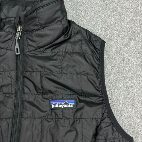 Patagonia Jacket Womens Small Black Nano Puff Insulated Gilet Vest Coat Lady - Picture 3 of 9
