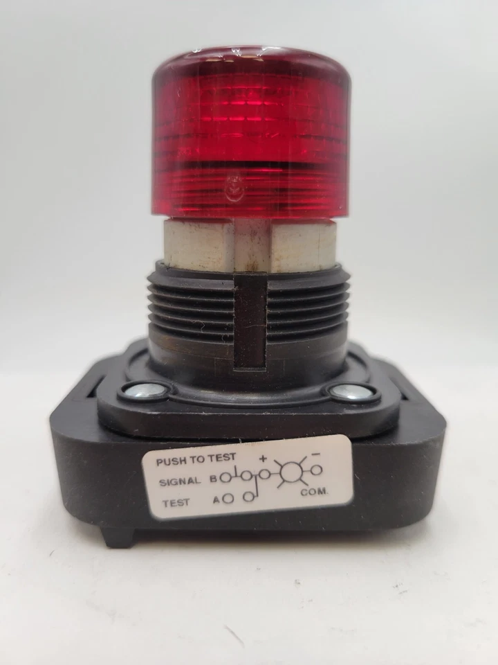 Allen-Bradley 800H-QRTH2R 30mm Pilot Light Red LED Push to Test 12-130V AC/DC - Image 2 of 4
