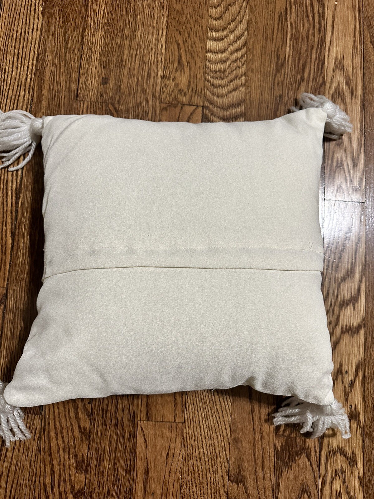 Vintage  Sunset Designs Needlepoint Throw Pillow Completed Rainbow Love You