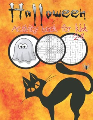 Halloween Activity Book for Kids 2-8: Excellent Gift for Halloween, Your ...