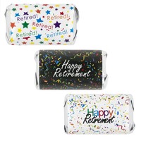 Retirement Party Favor Stickers For Hershey's Miniatures Candy Bars (set Of 54) on sale Retirement Party Favor Stickers For Hershey's Miniatures Candy Bars (set Of 54) on sale