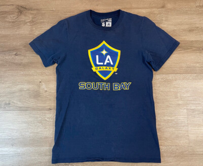Men’s Los Angeles LA Galaxy T-Shirt Sz S Small Adidas Blue MLS T-shirt 