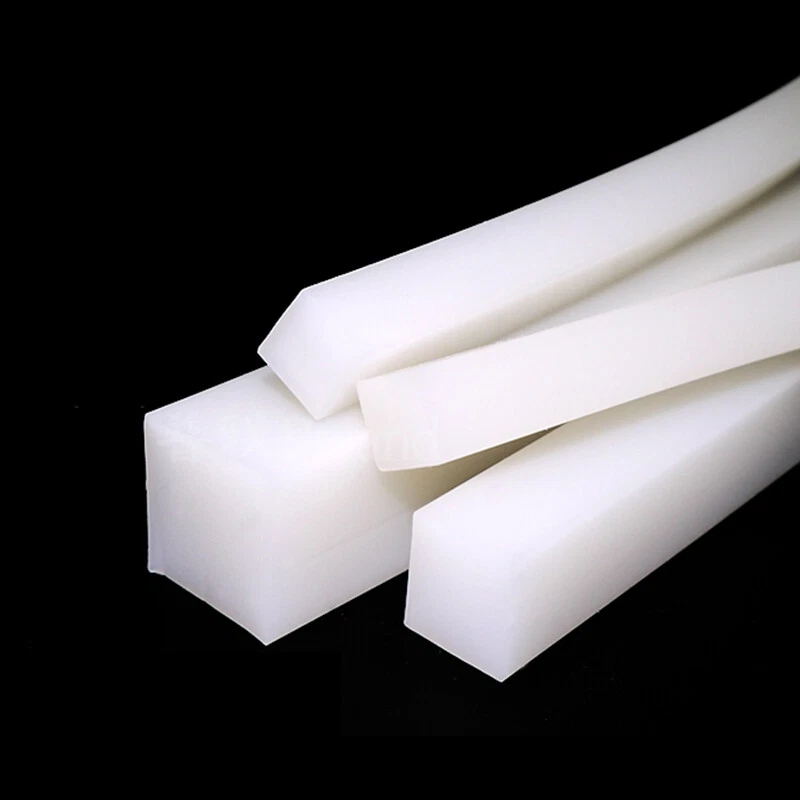 Striscia Quadrata in Gomma Siliconica Striscia di Tenuta Antiscivolo Bianca - Immagine 3 di 4