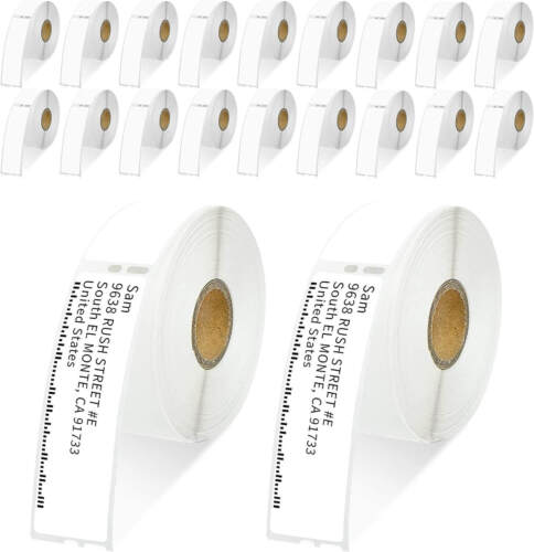 Address Labels 1-1/8" x 3-1/2" compatible for Dymo 30252 LabelWriter 320 400 450 - Picture 33 of 37