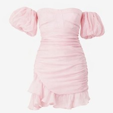 Bardot Chiara Mini Bustier Dress Pink Size XL