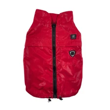 Silver Paw Dog Rain Coat Jacket w/Silvershield Eliminates Odor Medium Red NWOT