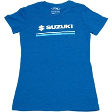 Factory Effex SUZ Stripes Womens T-Shirt
