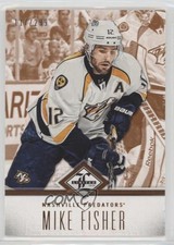 2012-13 Panini Limited Gold 117/25 Mike Fisher #76 0c3