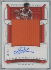 2022-23 Panini National Treasures Colossal Material Autographs Deandre Ayton