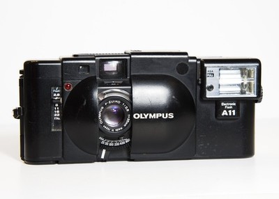 Olympus XA A11 35mm Rangefinder Film Camera Body Only for