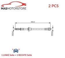 BREMSSCHLAUCH BREMSLEITUNG PAAR VORNE BOSCH 1 987 481 679 2PCS A FÜR MINI MINI