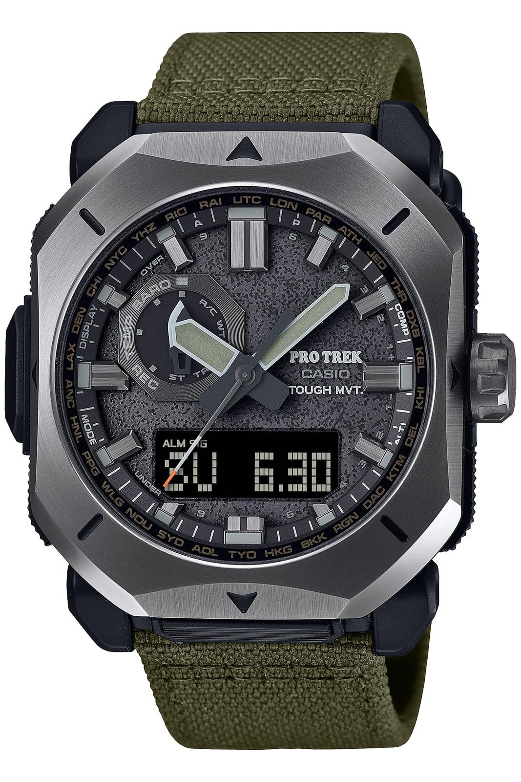 CASIO PRO TREK PRW-6900YB-3JF CORDURA Band Solar Radio Men's Watch