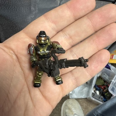 Halo Mega Bloks Gold Spartan Grenadier Jorge Noble 5 Mini Figure Pre-owned