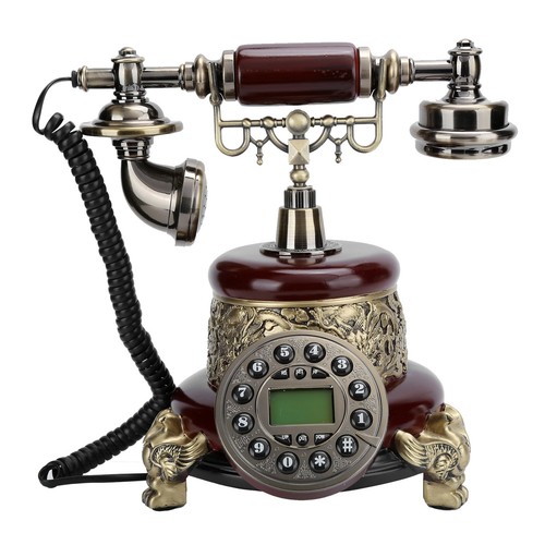 Ms2200A European Vintage Landline Classical Wired Oldfashioned Telephone Wit SPC - Zdjęcie 2 z 12