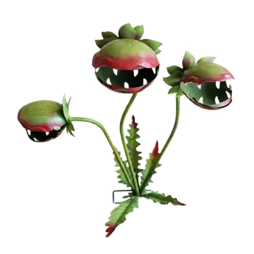 Metal Carnivorous Plant Garden Stake, Spiky Venus Flytrap Garden Art  Outdoor | eBay