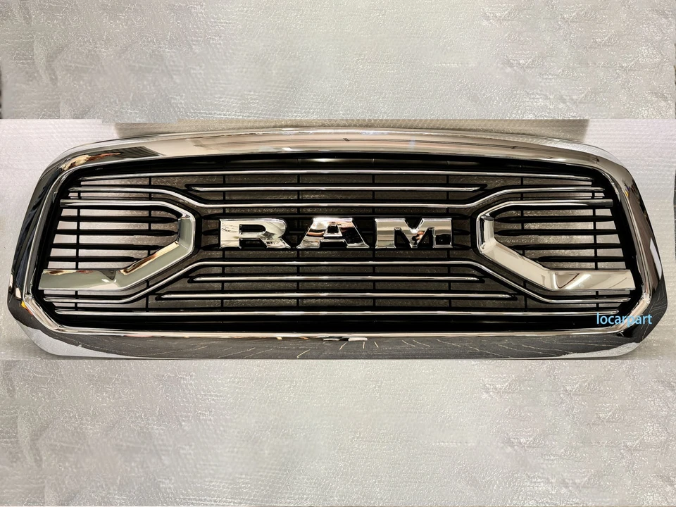 Rejilla para Dodge Ram 1500 2013-2018 parrilla cromada con letra estilo Big Horn Foto 2 de 4