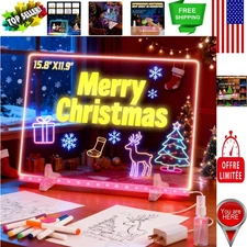 Energy-Efficient 20-Inch LumiBoard for Kids - Fun Light-Up Drawing Experience