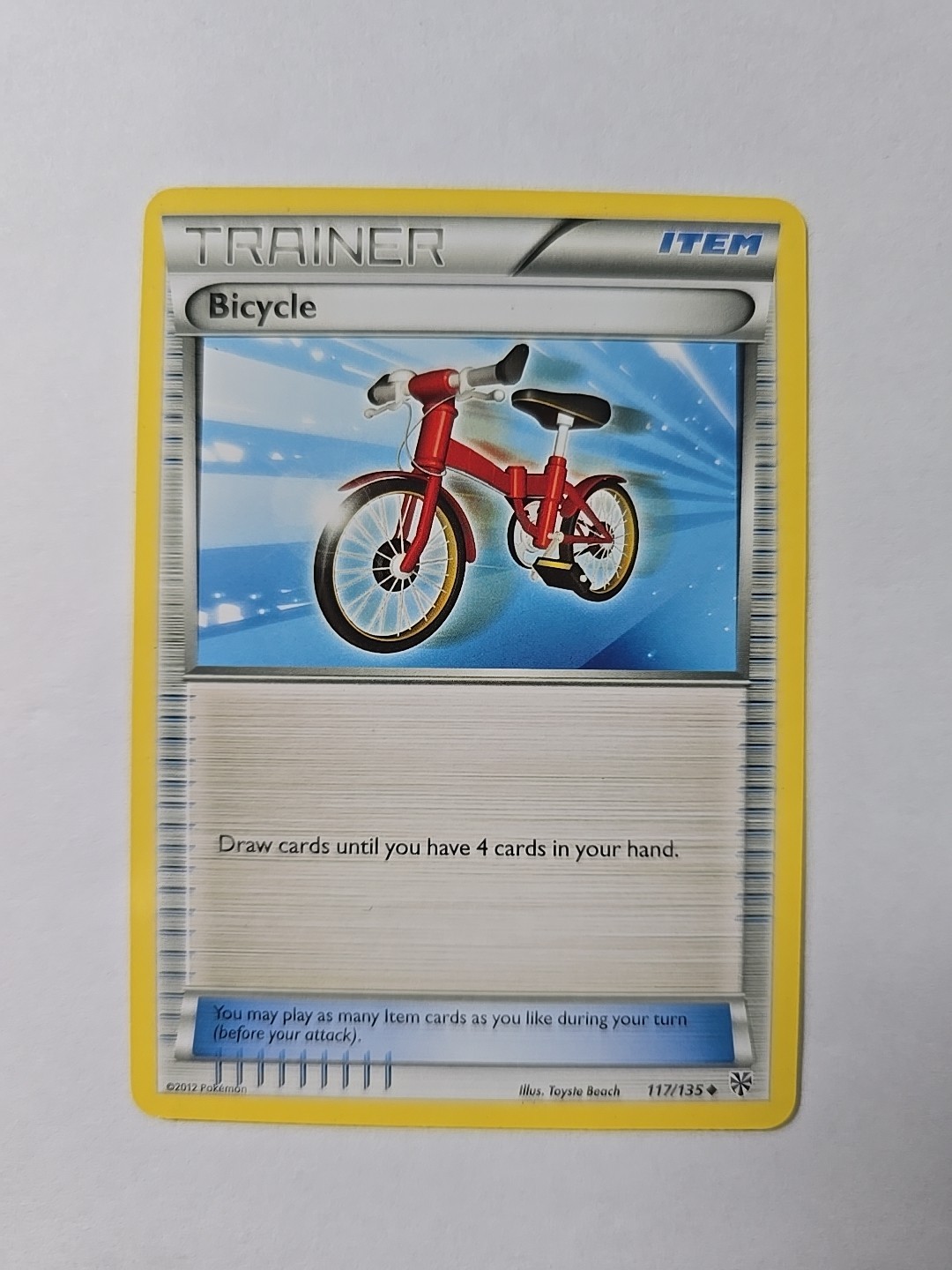 Pokémon TCG Bicycle 117/135 - Plasma Storm - LP