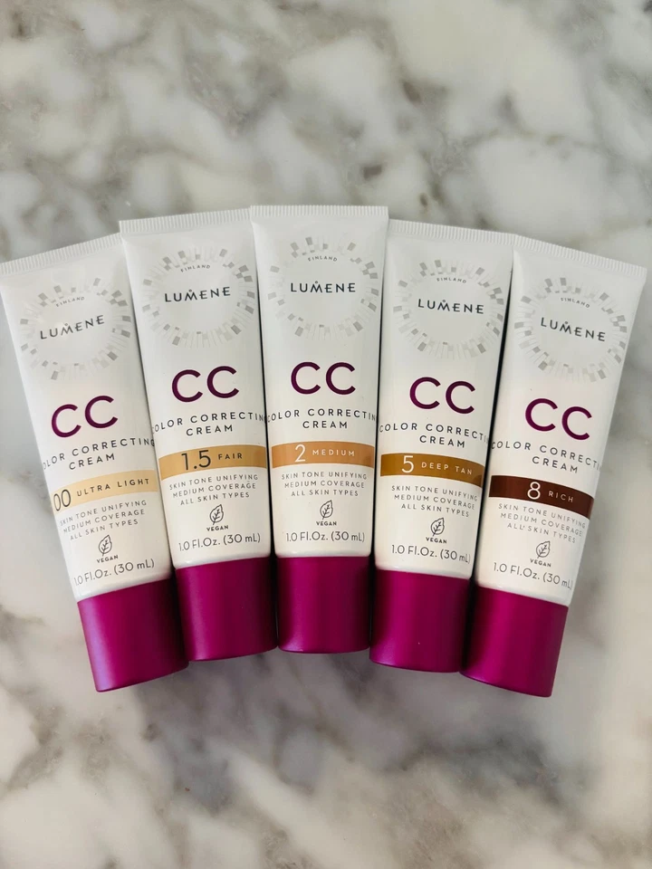 Lumene CC Color Correcting Cream Shade 1.5 Fair 1fl.oz NEW SEALED! FREE SHIP! - Image 3 of 4