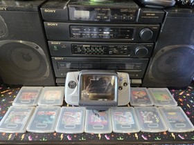 Sega Game Gear USA Region Recapped W/ 11 Games Wide View & Carry Case