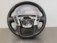 18 NISSAN TITAN PRO-4X STEERING WHEEL BLACK LEATHER HEATED