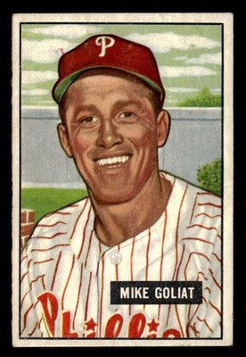 1951 Bowman Baseball #77 Mike Goliat EX *k1