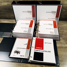Casei H 485 Tractor Service Manual Parts Catalog Operator Owners Repair Shop Set