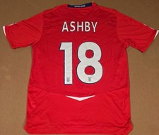 Umbro England ASHBY 2008-2009 Away Soccer Jersey Football Shirt Y2k Men's Size L