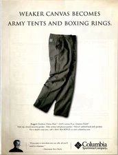 2000s • COLUMBIA Outdoor Chino Pants print ad • Y2K FASHION style 2003  ADS.21