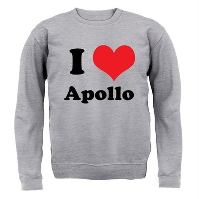 Ich Liebe Apollo - Kinder Hoodie / Sweatshirt - GLADIATOR TV Spielshow Name