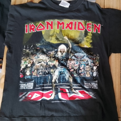 Iron Maiden Earls Court 2000 xl shirt black sabbath ozzy judas priest metal