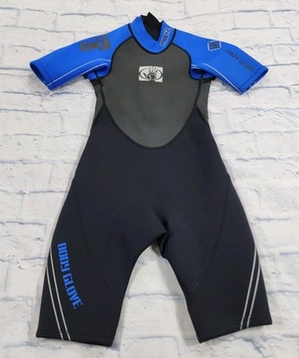 Body Glove Pro 2 JUNIORS 8 Shorty Wetsuit Neoprene Spring Suit Surf Dive Swim