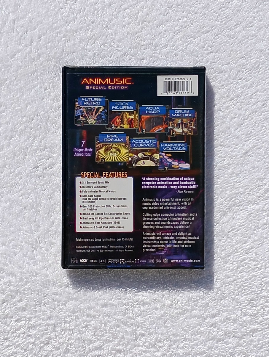 Animusic: A Computer Animation Video Album (DVD, 2004, Special