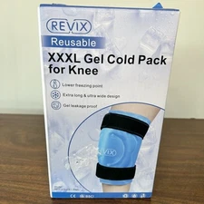 XXXL REVIX Reusable Gel Cold Pack for Knee Injuries ACL, Post Surgery, Arthritis