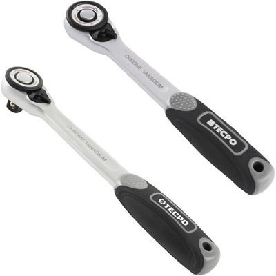TECPO RATSCHE UMSCHALTRATSCHE 1/4'' + 1/2'' UMSCHALTRATSCHE 72 FEINVERZAHNT KNARRE