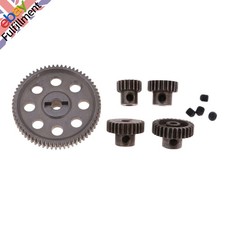 1/10 Metal Spur Differential Gear 17-64T Motor Pinion Cogs For HSP RC Car a