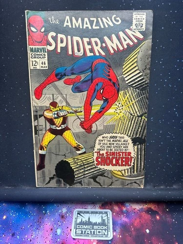 Amazing Spider-Man #46 Raw GD/VG 1st App/Origin Shocker HTF 1st PRT VTG Comic 67