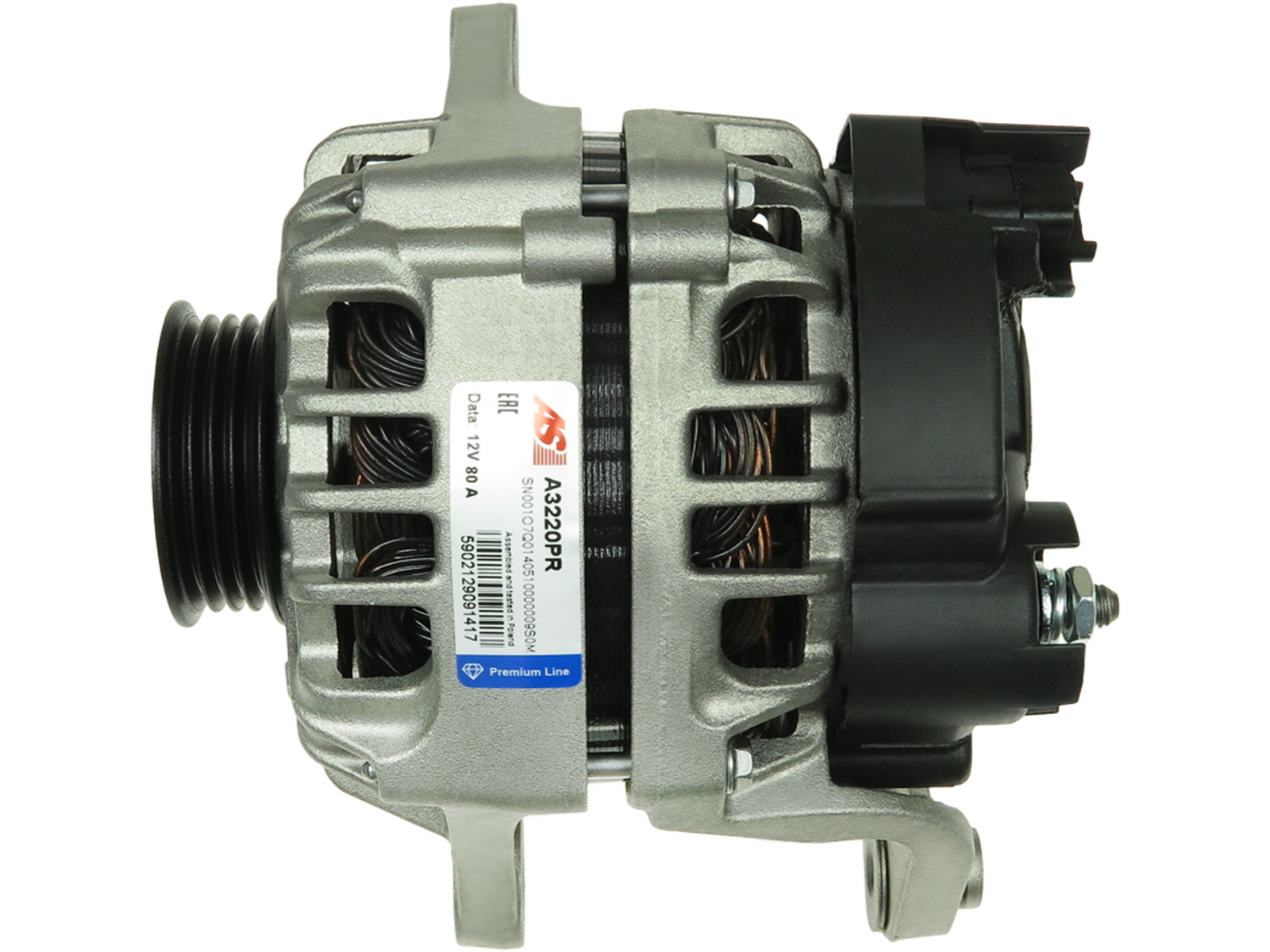 Remanufactured Alternator 12V 80A NISSAN MICRA NOTE A 2003-2010 OE 23100-AX610