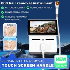 808 Diode Laser Hair Removal Machine Cooling System Painless Fast Comfortable