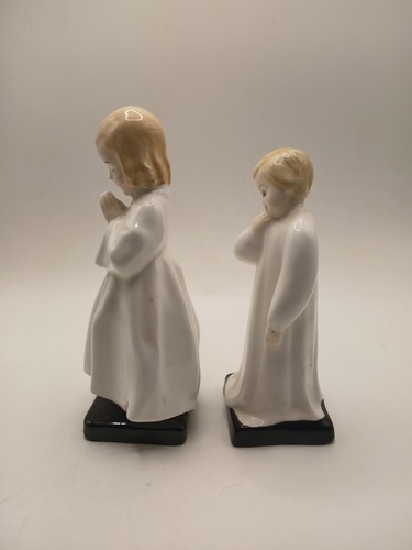 Royal Doulton "Bedtime" 1978 Junge und "Darling" 1985 Mädchen Figuren England - Bild 4 von 6