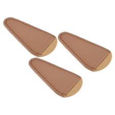 3Pcs 2.9"x1.5" PU Pelle Forbici Fodero Protezione Forbici, Giallo Marrone