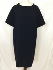 Rey House Shift Dress Womens Size 14/16 Navy Dress