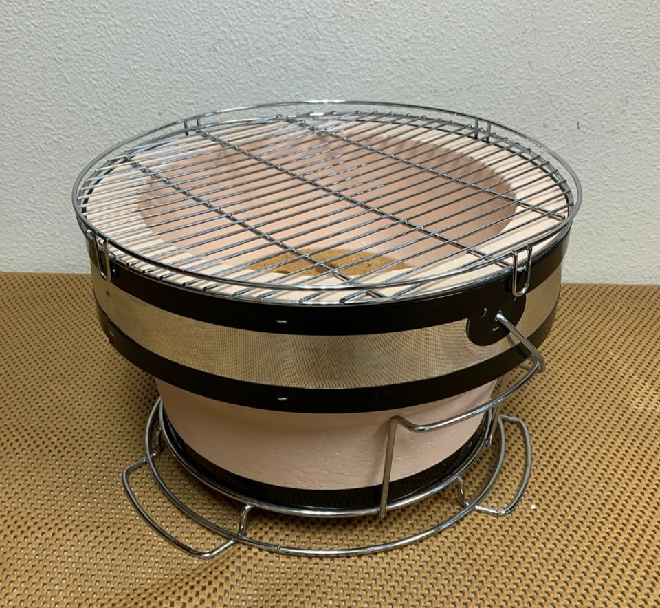 Fire Sense Round Pink Portable Grill - Image 2 of 3