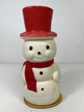 Vintage Suni Snowman Full Figure Candle NOS Made In USA