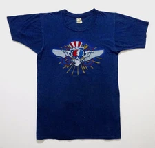 Grateful Dead Shirt T Shirt 2 side Navy Vintage 1982 Summer Tour '82 BTH03