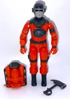 Vintage 1985 Hasbro GI Joe BARBECUE v1 3.75" Action Figure ARAH Cobra BBQ Loose