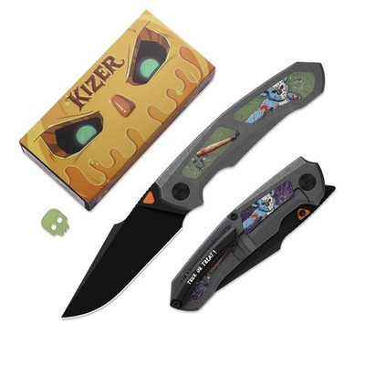 Kizer Feweed XL Halloween Taschenmesser Rex45 GID G10 Hockey Baseball Ki4694HW1