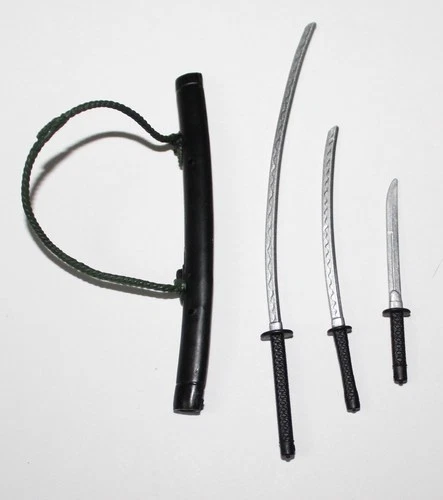 PURGE 843 - 174 Budo Katana Sword Lot - GIJOE CLASSIFIED SERIES 6" Scale 1/12