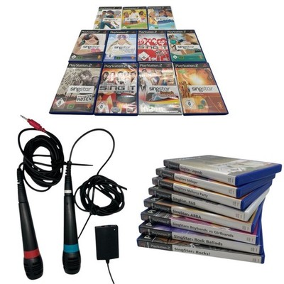 Singstar Spiele / Mikrofone Auswahl | PS2 Spiele Party 80s 90s the Dome Pop Hits